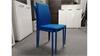 Stuhl Piana Küchenstuhl Esszimmerstuhl 4-er Set Stoff blau