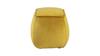 Sitzhocker Mie Pouf Sitzkissen mit Samt gelb 40x40 Sitzwürfel