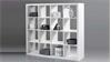 Regalsystem Raumteiler Style Bücherregal weiß 16 Fächer 4x4