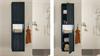 Hängeschrank Badezimmer DEVON Schrank anthrazit nero mit LED