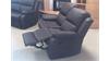Sofa Rax 2-Sitzer Couch in Lederlook braun mit Relaxfunktion