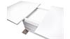 Tisch Mantova Esstisch weiß ausziehbar 160-200x90 cm