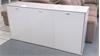 Sideboard Villino 3-türig Hochglanz weiß lackiert Innen Eiche Sanremo