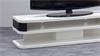 Lowboard JUNIOR TV Board 151 cm in weiß schwarz matt Lack