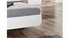 Bettanlage BURANO Bett in weiß und Sonoma Eiche 180x200 cm