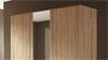 Kleiderschrank AALEN Eiche Sonoma mit Spiegel 136 cm