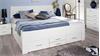 Bett ISOTTA Bettanlage Bettgestell für Schlafzimmer in weiß 180x200 cm