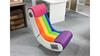 Gaming Chair SOUNDZ für Playstation XBOX Wii Rainbow bunt