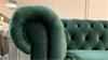 3-Sitzer Sofa CHESTERFIELD Couch Samt dunkelgrün 198 cm