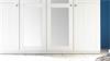 Kleiderschrank BELLEVUE Spiegel Anderson Pine weiß 206 cm