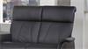 Sofa ADAIR 2-Sitzer Relaxsofa in Echtleder schwarz 144 cm