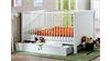 Babybett Filou Kinderbett in Alpinweiß mit Lattenrost 70x140