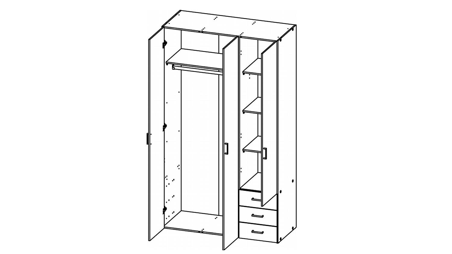 kleiderschrank höhe 200