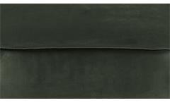 Hocker Sitzpouf Polsterhocker Mie mit Samtstoff in dunkelgrün 60x34 cm Fußhocker