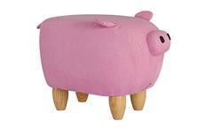 Tierhocker Piggy Schwein pink Massivholz natur Kinderzimmer Kinderhocker