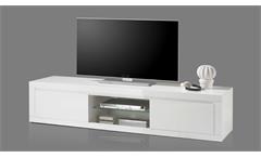 Lowboard Paint TV-Board Fernsehschrank TV-Unterschrank Kommode in weiß Lack 180
