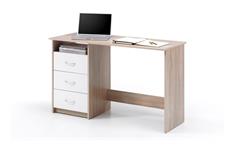 Schreibtisch Adria Computertisch Bürotisch Arbeitstisch Sonoma Eiche weiß 120x50