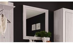 Spiegel Wandspiegel Garderobenspiegel Jambo Weißeiche Flur Hängespiegel 71 cm