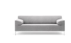 Sofa Rolf Benz Freistil 180 Couch lichtgrau Bezug Stoff Breite 180 cm
