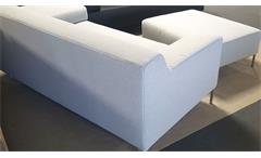 Sofa Rolf Benz Freistil 180 Couch lichtgrau Bezug Stoff Breite 180 cm