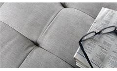 Garnitur Big Apple 3-2 Sofagarnitur Polstergarnitur Sofa Couch Stoff silber grau