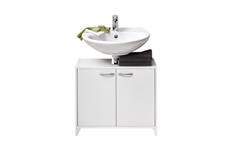 Waschbeckenunterschrank MARBELLA Badschrank Unterschrank Badmöbel in weiß 64 cm