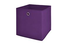 Faltbox 4er Set Korb Aufbewahrungs Box brombeer 32x32x32 cm