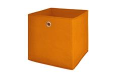 Faltbox 4er Set Korb Aufbewahrungs Box orange 32x32x32 cm