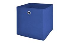 Faltbox FLORI 1 Korb Regal Aufbewahrungsbox in blau 4er Set
