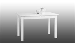 Esstisch Coburg Tisch Küchentisch Esszimmertisch weiß ausziehbar 120-160x70 cm