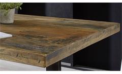 Esstisch Mangoholz lackiert Esszimmer Tisch rustikal Eisen anthrazit 180x90 cm