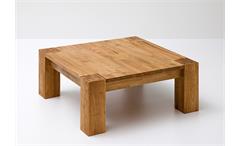 Couchtisch Allen Beistelltisch Tisch Asteiche Massivholz keilverzinkt 85x85 cm