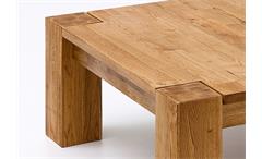Couchtisch Allen Beistelltisch Tisch Asteiche Massivholz keilverzinkt 85x85 cm