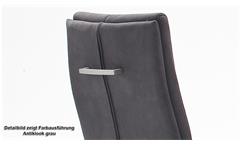 Schwingstuhl Salva 2 2er-Set Küchenstuhl schwarz Luxus Komfort Taschenfederkern