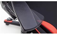Game Chair Schreibtischstuhl DX RACER R1 Bürostuhl schwarz rot