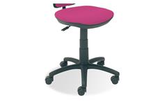 Drehstuhl Ministyle Bürostuhl Stoff pink Rückenlehne und Sitztiefe verstellbar