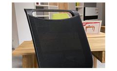 Design Bürostuhl Giulietta Drehstuhl Chefsessel in schwarz mit Funktion