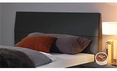 Futonbett Flexx Bett Bettgestell grau-metallic mit Schubkasten 90x200 cm
