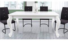 Esstisch Esszimmertisch Tisch Küchentisch Petersburg in weiß 160x90 cm