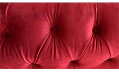 3-Sitzer Sofa Couch Chesterfield Wohnzimmer Couchgarnitur in Samt rot 198 cm