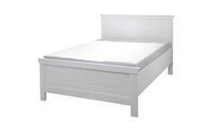 Bett Bettgestell Doppelbett Schlafzimmer Bellevue 140x200 cm Anderson Pine weiß