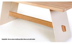 Esstisch ALADIN Tisch Eiche Natur massiv und weiß lackiert 200x95 cm Esszimmer