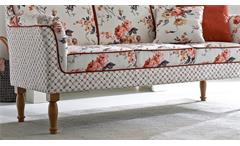Speisesofa Lancaster Küchensofa Sofa Polstermöbel 3-Sitzer in rose caro beige