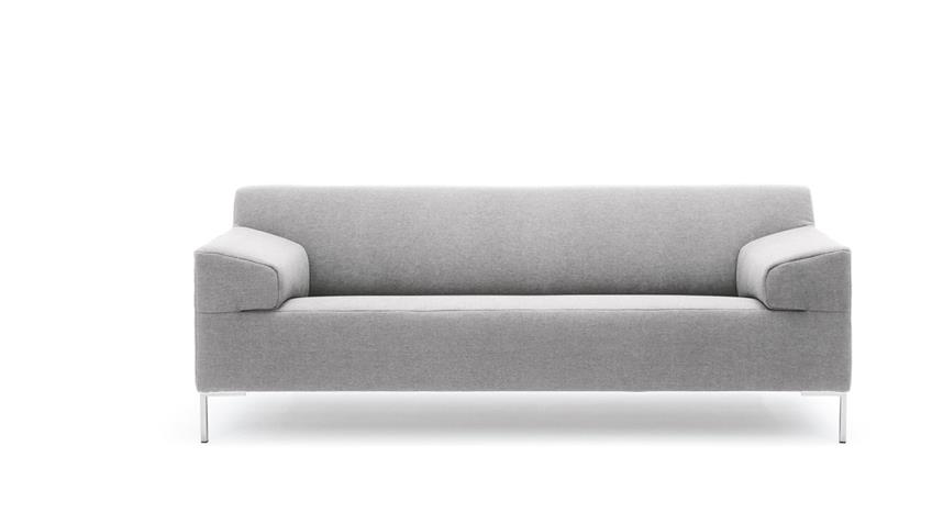Sofa Freistil 180 lichtgrau Bezug Stoff Breite 180 cm Rolf Benz