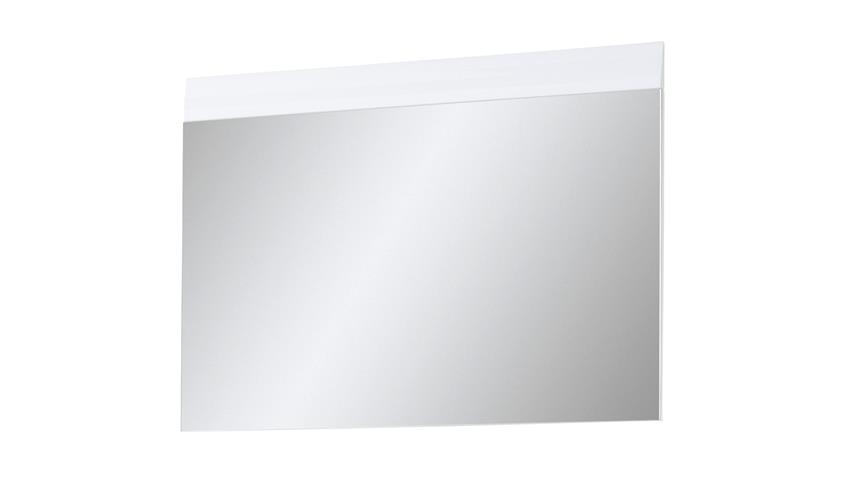 Spiegel 3525 ADANA Wandspiegel in weiß Hochglanz von Germania 87x63 cm