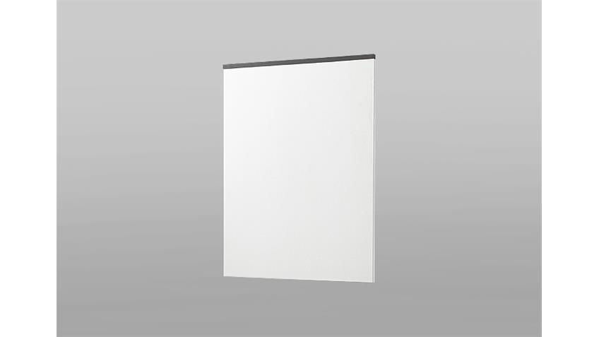 Wandspiegel RENO Garderobenspiegel weiß und grau 65x84