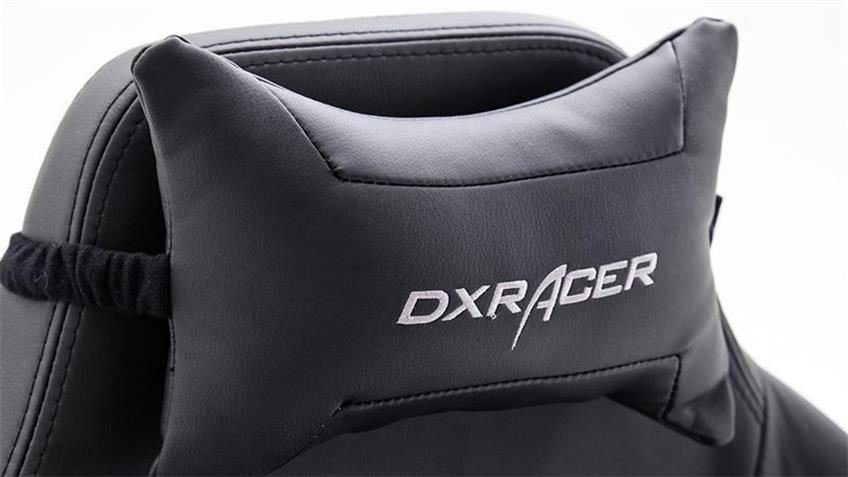 Schreibtischstuhl Bürostuhl DX RACER 3 Lederlook schwarz Game Chair