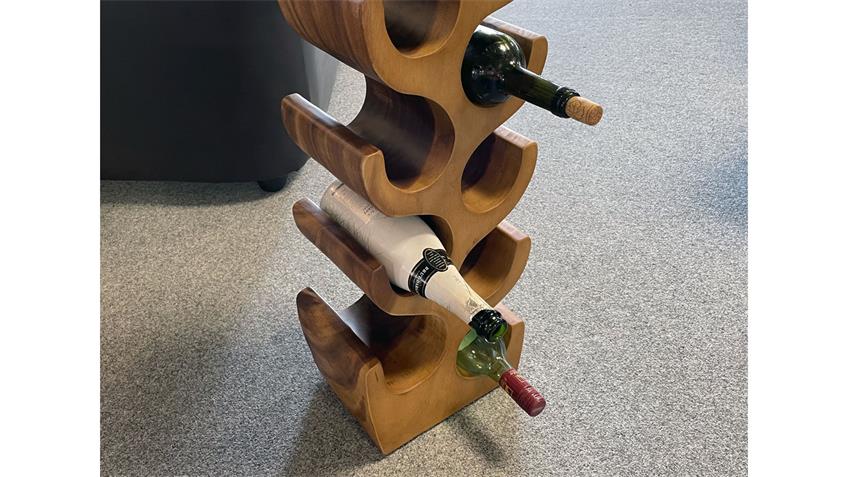 Flaschenständer Weinständer Suarholz massiv 100 cm