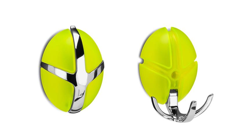 Garderobe TICK Spinder Design Transparent Lime