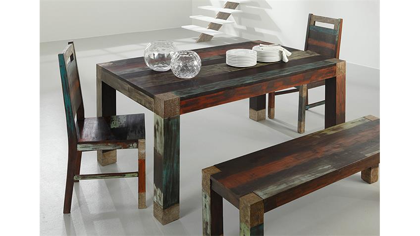 Esstisch 160x100 Tisch GOA Massivholz Mango Wolf Möbel